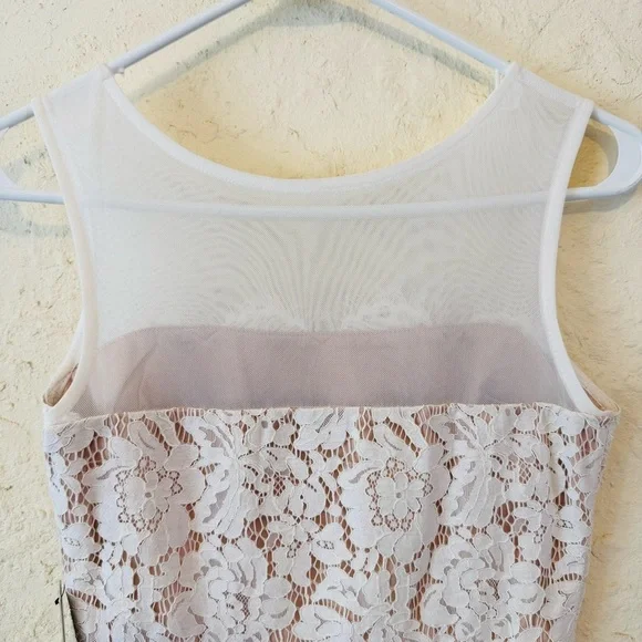 Lulus Me And You White Bodycon Lace Dress NWT Bridal Small - Picture 11 of 14